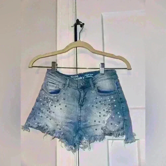 hippie laundry Pants - Hippie Laundry Denim Shorts
